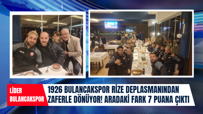 1926 Bulancakspor Rize Deplasmanından Zaferle Dönüyor! Aradaki Fark 7 Puana Çıktı