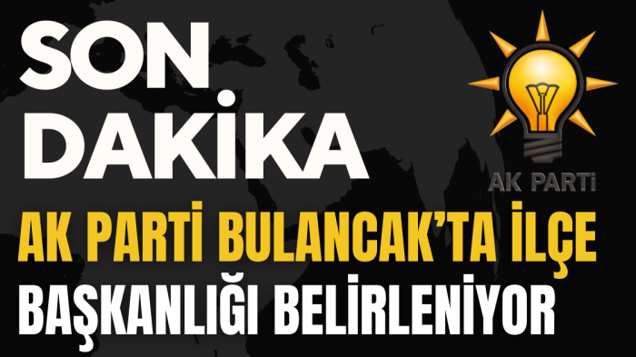 AK Parti Bulancak’ta ilçe başkanlığı belirleniyor