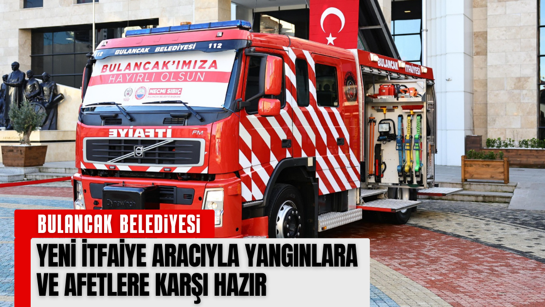 Bulancak Belediyesi Yeni İtfaiye Aracıyla Yangınlara ve Afetlere Hazır