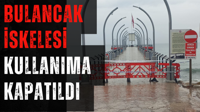 Bulancak İskelesi kullanıma kapatıldı