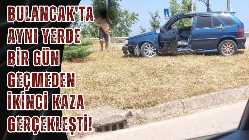 Bulancak'ta aynı yerde bir gün geçmeden ikinci kaza gerçekleşti!
