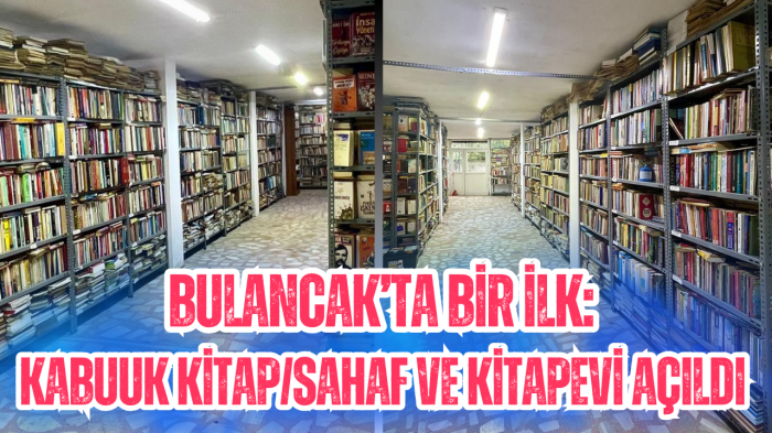 Bulancak’ta bir ilk! Kabuuk kitap-sahaf ve kitapevi açıldı