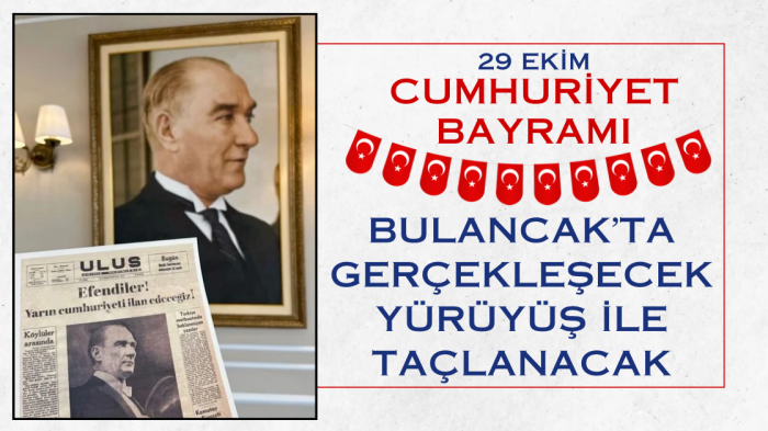 Bulancak’ta Cumhuriyet Bayramı Kutlamaları Yürüyüş İle Taçlanacak