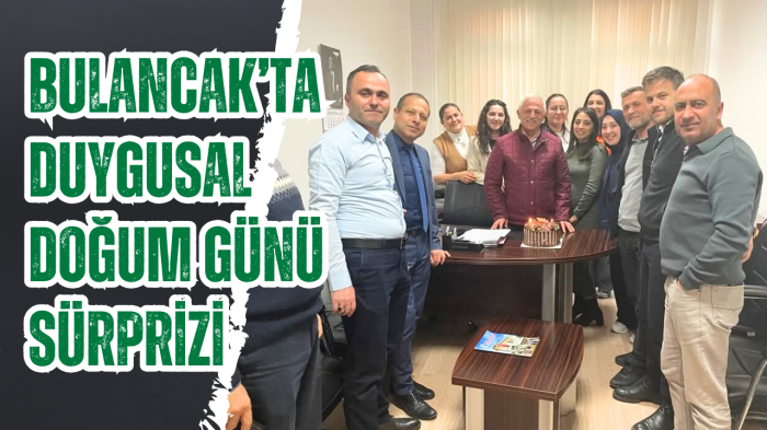 Bulancak’ta duygusal doğum günü sürprizi