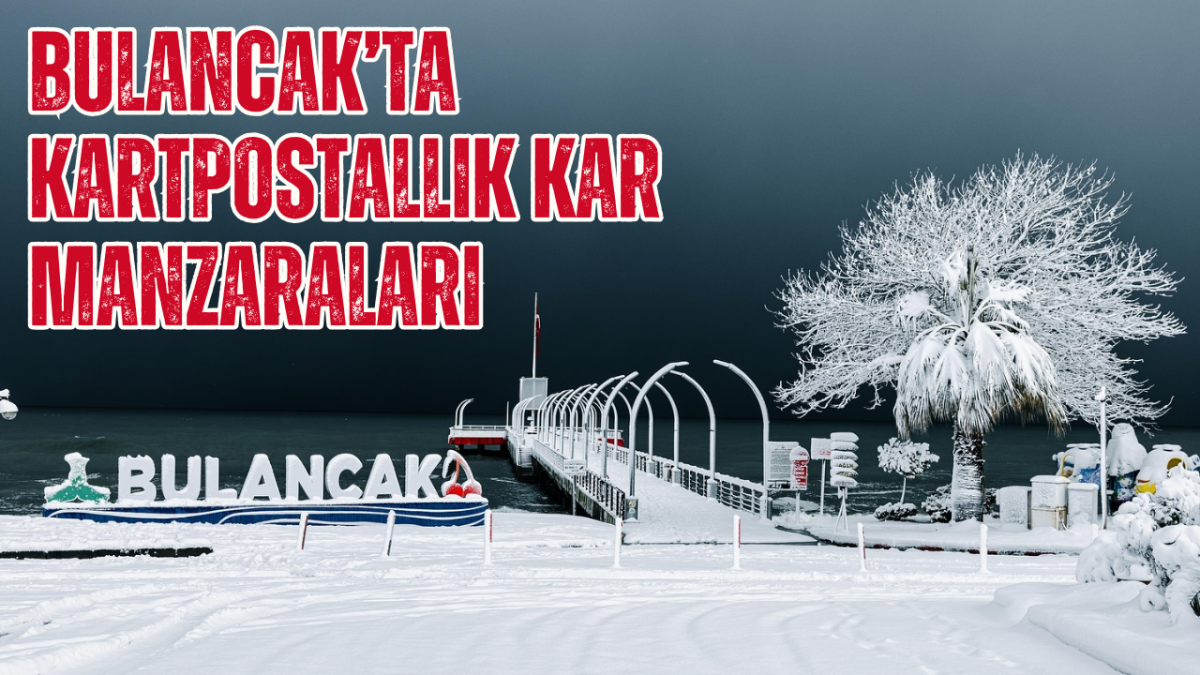 Bulancak’ta Kartpostallık Kar Manzaraları