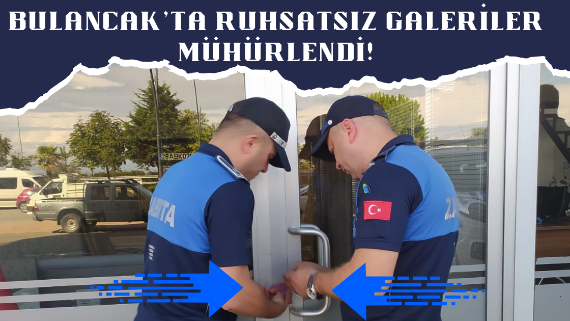 Bulancak’ta Ruhsatsız Galeriler Mühürlendi!