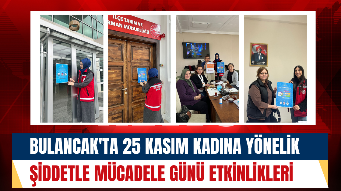 Bulancak'ta Yönelik Şiddetle Mücadele Günü Etkinlikleri Gerçekleşti