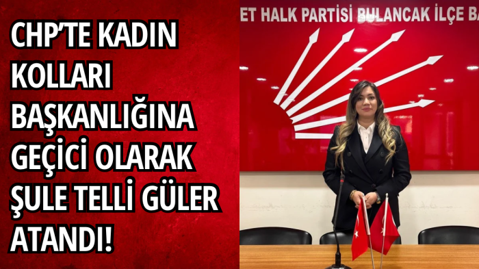 CHP Bulancak Kadın Kolları Başkanlığına Şule Telli Güler Atandı!