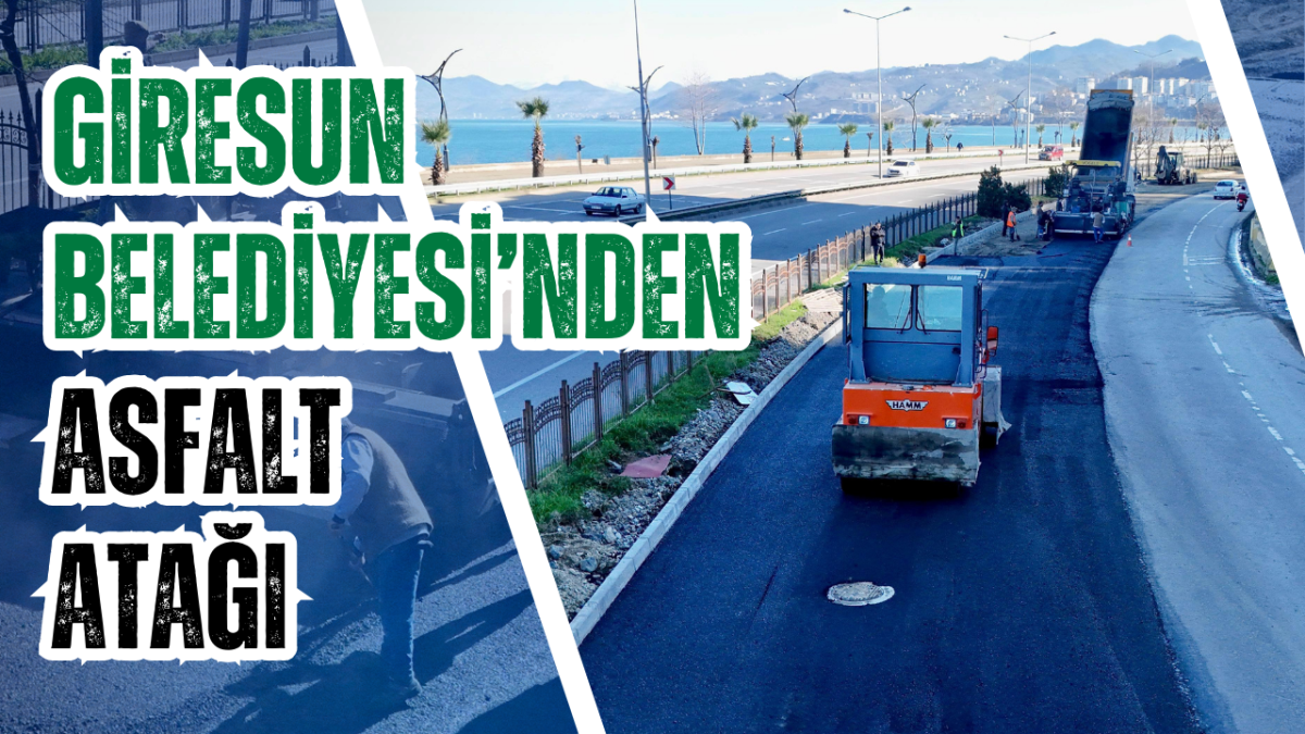 Giresun Belediyesi’nden asfalt atağı