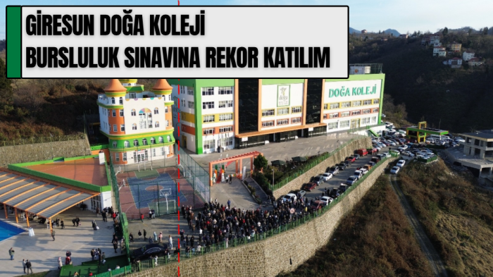 Giresun Doğa Koleji Bursluluk Sınavına Rekor Katılım