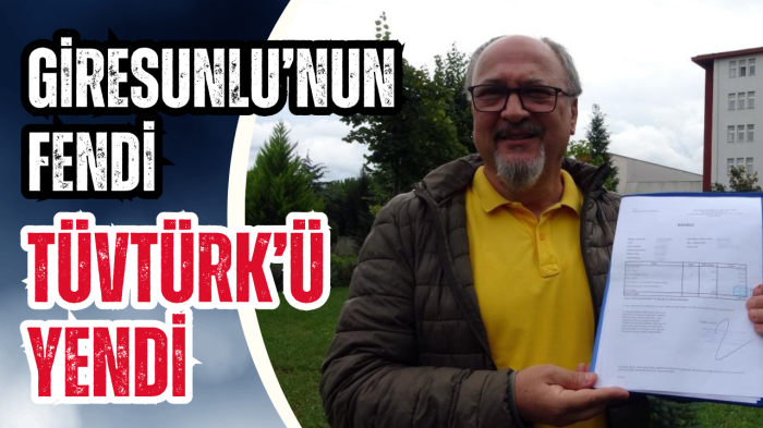 Giresunlu’nun fendi TÜVTÜRK’ü yendi