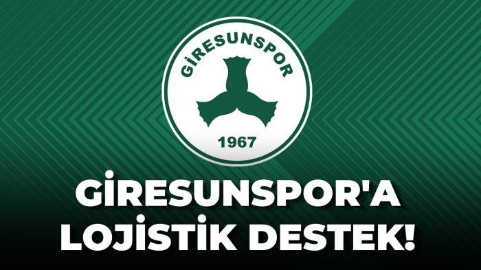 Giresunspor'a lojistik destek!