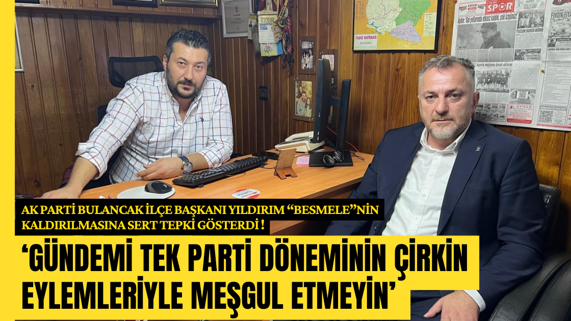 Gündemi Tek Parti Döneminin Çirkin Eylemleriyle Meşgul Etmeyin